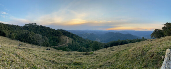 panorama of the mountains