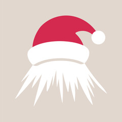  Santa Hat Christmas Hat Santa Claus hat vector illustration Merry Christmas Logo Santa Logo