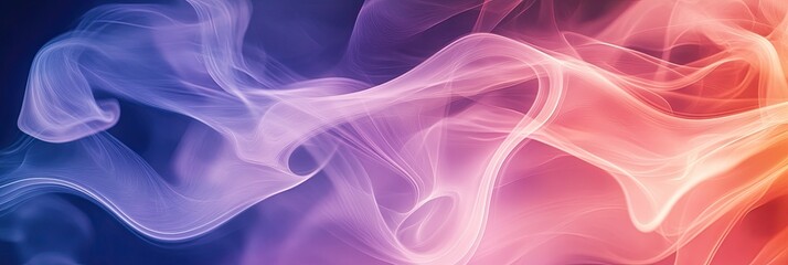 Obraz premium Abstract smoke texture swirling in soft, flowing lines with rich gradients of color