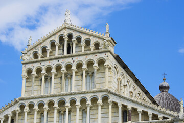 Naklejka premium Roman Catholic church of San Michele in Borgo. Pisa, Tuscany, Italy