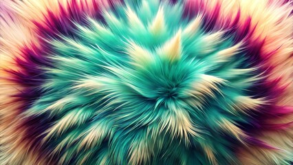 Abstract Faux Fur Texture Closeup