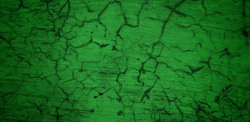 the long wall background is green, blank uncoated canvas or scrim for background long and wide panoramic banner background from rough linen dark green cloth or burlap