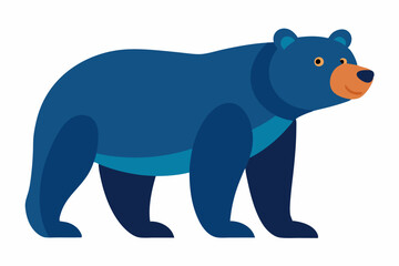 Cute Bear vector art and illustration 