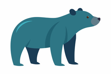 Cute Bear vector art and illustration 