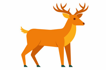 Obraz premium Deer vector art and illustration