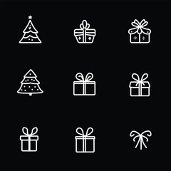 Christmas Icon and Elements Collection 