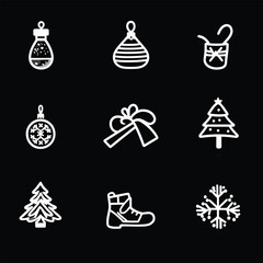 Christmas Icon and Elements Collection 