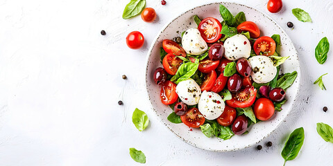 Tomato mozzarella salad