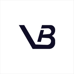VB letter background vector design, VB logo design.