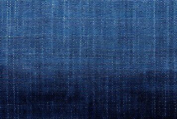 Abstract Blue Denim Fabric Texture with Stitching