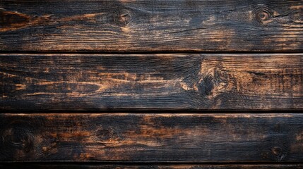 A wooden background with a dark brown table, showing the rough, natural texture of wood.