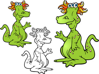 the monster under your bed says Hello.  with bonus variations 