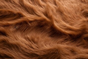 Fototapeta premium Close-up of Soft Brown Felt Fabric Texture