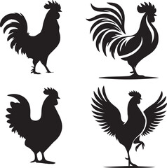 hen silhouette, hen icon, hen vector, 