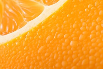 Macro Photography of Orange Fruit Texture