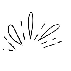 Cartoon Doodle Bomb Explosion 