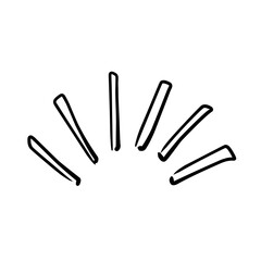 Cartoon Doodle Bomb Explosion 