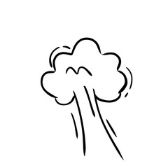 Cartoon Doodle Bomb Explosion 