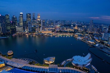 Singapore night view