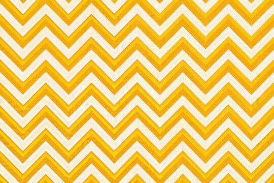 Seamless chevron pattern in vibrant yellow and white