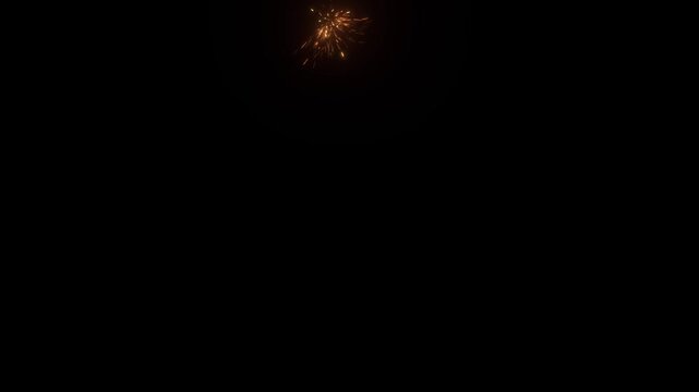 six different types of incandescent sparks splashes on background, overlay for videos