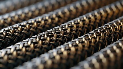 Fototapeta premium Close up of tire tread for automotive industry, ensuring vehicle safety and maintenance services