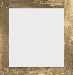 Fototapeta premium whiteboard with wood frame border illustration with room for copy