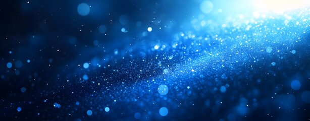 Fototapeta premium Dark Blue Gradient Background with Light and Texture