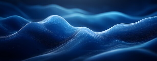 Obraz premium Abstract Blue Gradient Background with Light