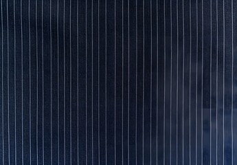Dark Blue Pinstripe Fabric Texture Background