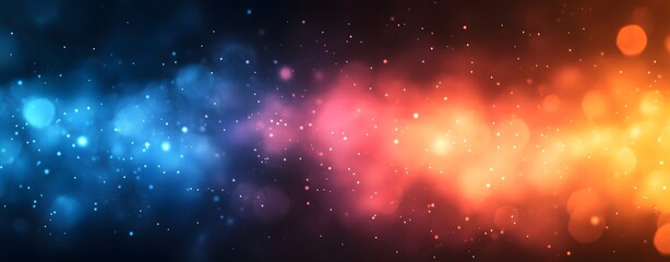 Naklejka premium Abstract Gradient Background with Blue, Orange, and Pink Colors