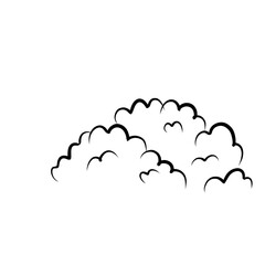 Hand Drawn Bushes Outline 