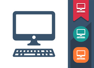 Computer, PC, Desktop Icon