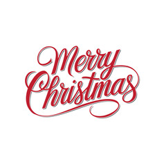 MERRY CHRISTMAS vector brush calligraphy with flourishes. Merry Christmas card. Hand drawn brush style modern calligraphy. vector design for greetings card, headline. t shirt print and others.