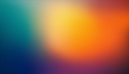 Naklejka premium Gradient blurred colorful background with a grainy noise effect