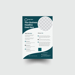 Brochure design, modern layout, flyer in A4,Corporate business flyer template design, Business flyer template, Creative Corporate Flyer Design
