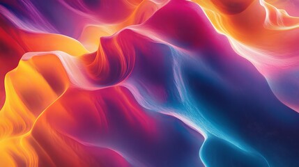 Obraz premium This is a colorful and abstract background. It uses a mix of techniques like color gradients, blurred effects, and textured noise to create a unique and visually appealing design.