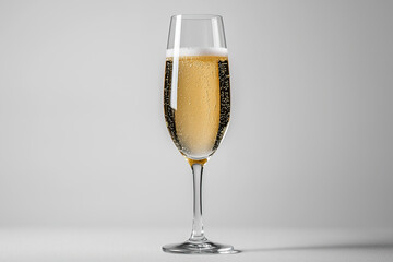 Champagne Glass Isolated On A White Background