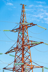 electric tower high voltage post
