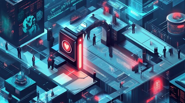 An illustration of DevOps and DevSecOps, focusing on integrating security as a shared responsibility throughout the IT lifecycle in app development and IT operations