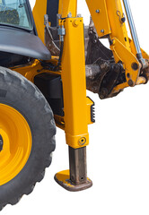 Excavator pressure pipes system