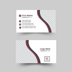 Personal visiting card, modern business card print, Creative and Clean Business Card Template.

