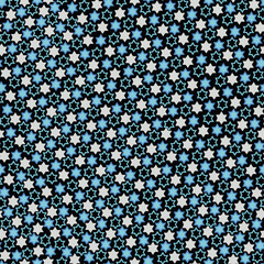 Seamless stars pattern. Print for textile, wallpaper, covers, surface. For fashion fabric. Hanukkah print