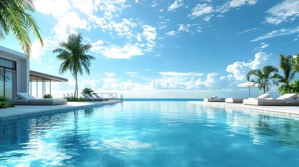 a luxurious vacation resort with exclusive amenities, representing the lifestyle of affluent travelers