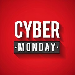 Fototapeta premium Cyber Monday, Massive Online Deals