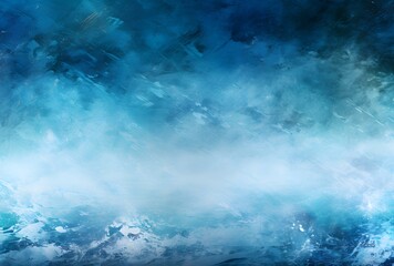 Naklejka premium Abstract Blue Ice Texture Background