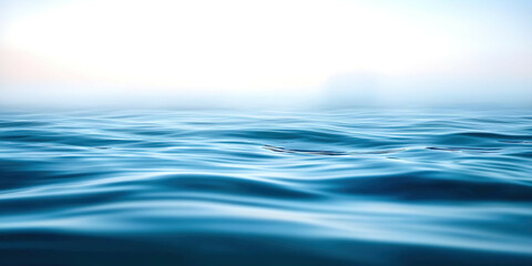 The image is of a calm body of water with a blue color