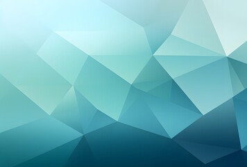 Obraz premium Abstract Geometric Teal And Blue Background