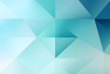 Obraz premium Abstract Geometric Teal and Blue Gradient Background