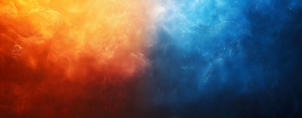 Abstract Gradient Background - Blue Orange